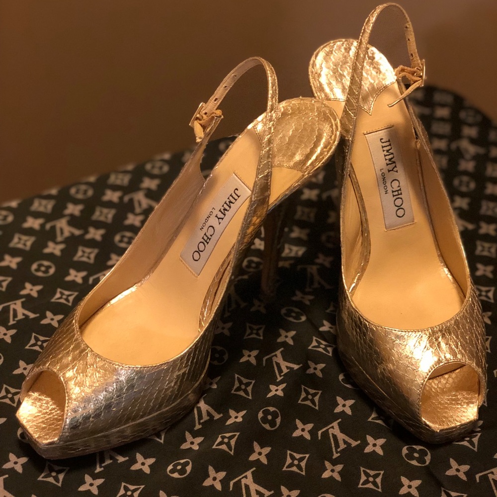AUTHENTIC Jimmy Choo slingback size 37